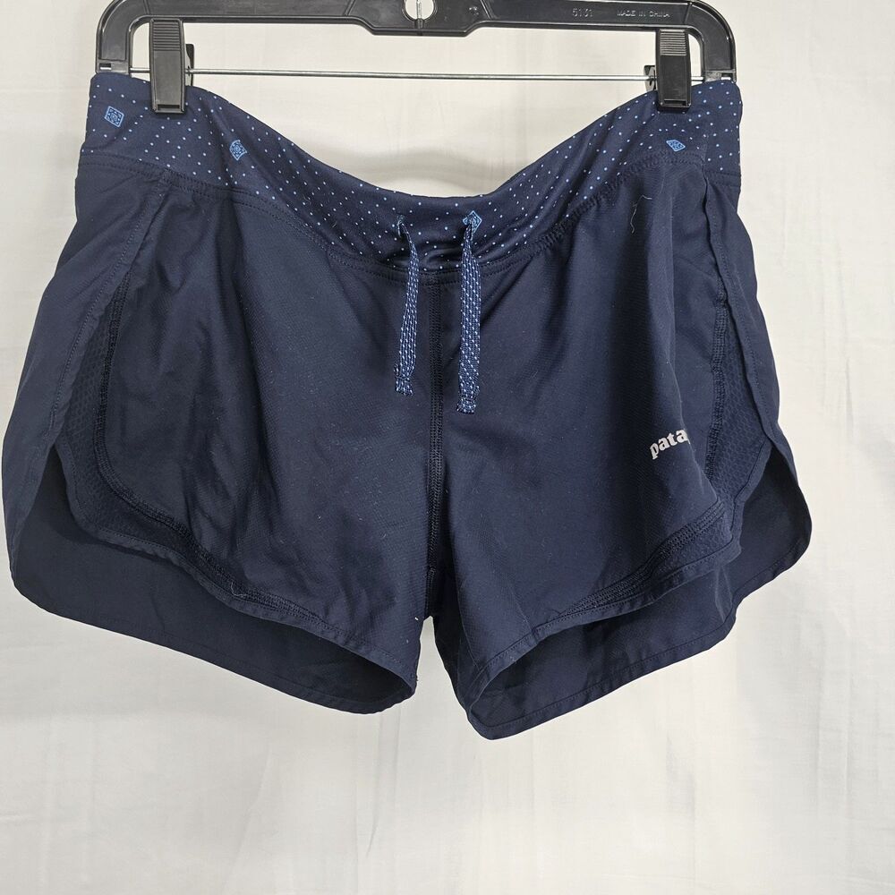 Patagonia Navy Blue Strider Running Shorts Women's Size Medium